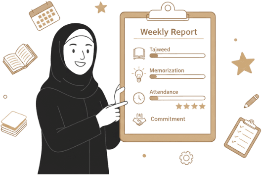 نظام متابعة أسبوعية دقيقة